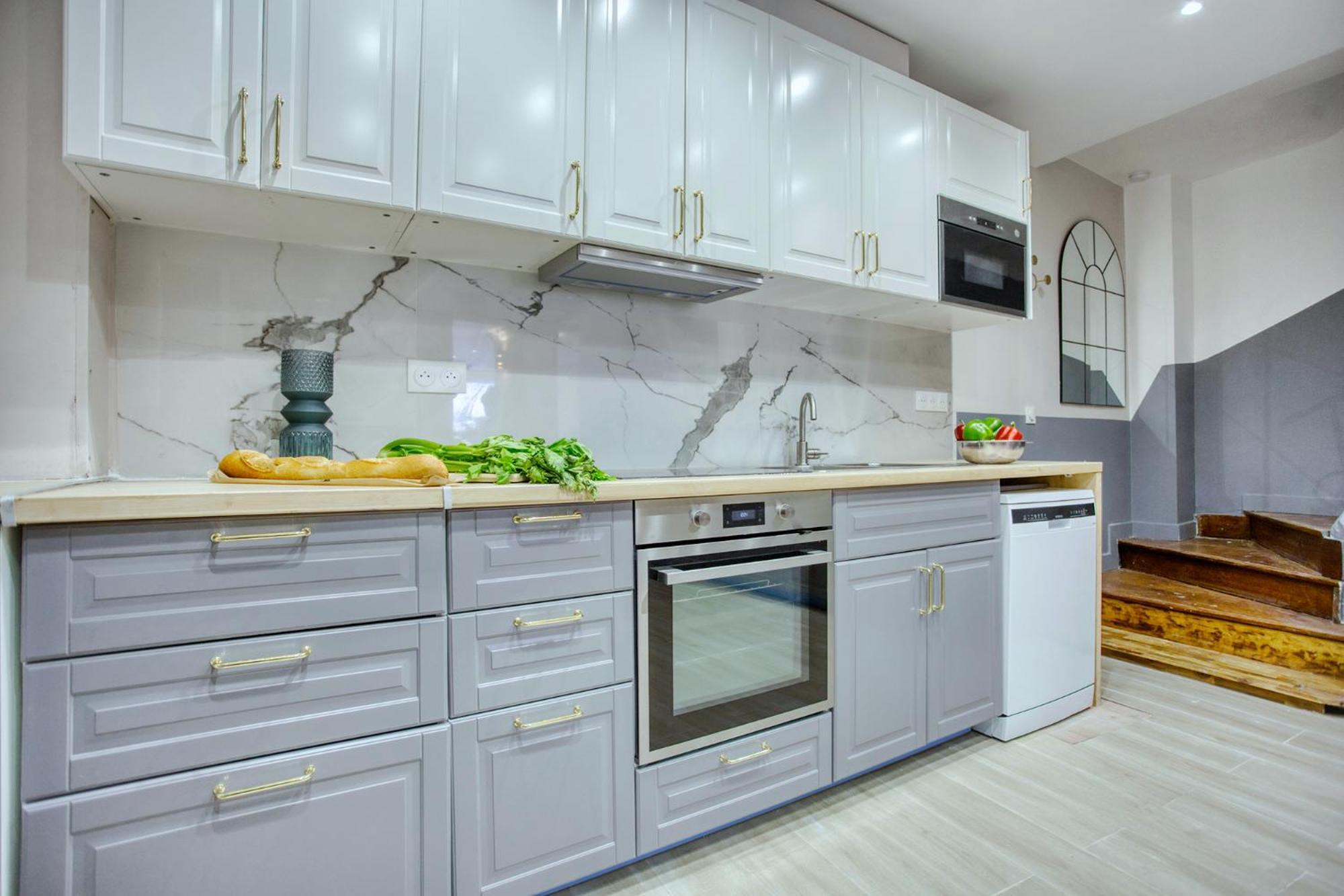Elegant Triplex In Paris - Ideal For 10 - Aircon 외부 사진